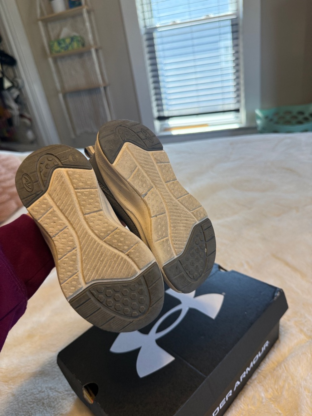 Kids Gray Athletic Shoes - Picture 5 of 8